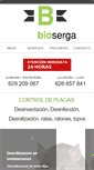 Mobile Screenshot of biosergaplagas.com